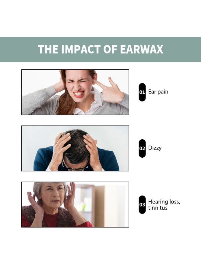 OUHOE Gentle Earwax Cleansing Spray | Relieves Ear Congestion | Improves Sleep | Safe and Portable Ear Care for Tinnitus and Earwax Cleansing (30ml*3) - Image 2
